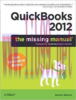 (PDF)QuickBooks 2012: The Missing Manual 1st Edition