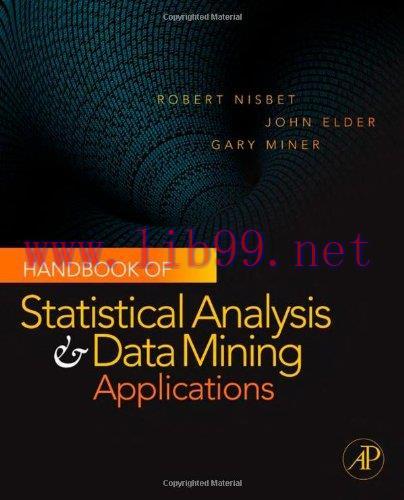 [FOX-Ebook]Handbook of Statistical Analysis and Data Mining Applications