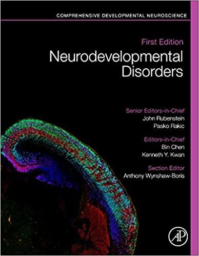 Neurodevelopmental Disorders Comprehensive Developmental Neuroscience