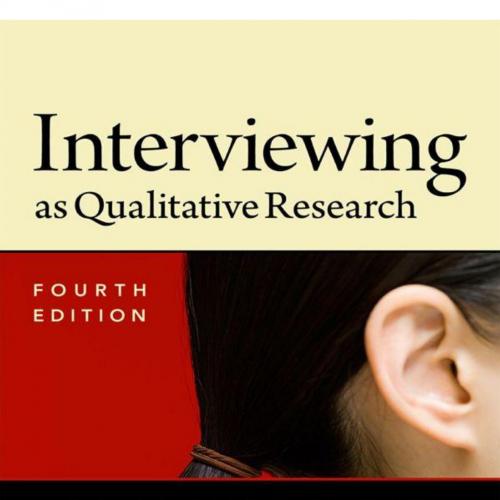 Interviewing as Qualitative Research A Guide for Researchers in Education and the Social Scienc...