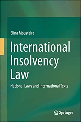 (PDF)International Insolvency Law National Laws and International Texts