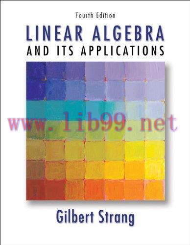 [FOX-Ebook]Linear Algebra and Its Applications, 4th Edition