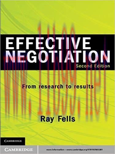 (PDF)Effective Negotiation 2nd Edition