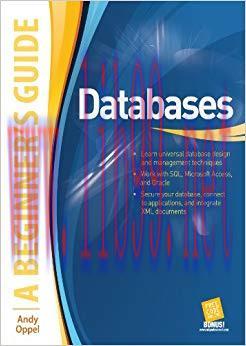 Databases A Beginner&rsquo;s Guide 1st Edition,