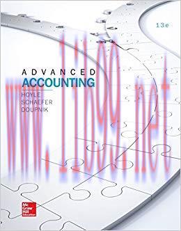 Advanced Accounting 13th Edition by Joe Ben Hoyle 题库