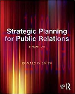 Strategic Planning for Public Relations 5th Edition,