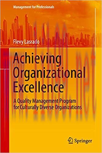 (PDF)Achieving Organizational Excellence: A Quality Management Program for Culturally Diverse O...