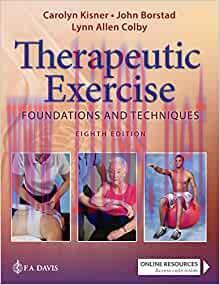 [AME]Therapeutic Exercise Foundations and Techniques, 8th Edition (Test Banks)