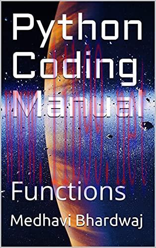[FOX-Ebook]Python Coding Manual: Functions
