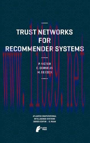[FOX-Ebook]Trust Networks for Recommender Systems