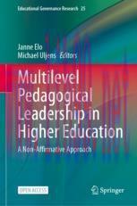 [PDF]Multilevel Pedagogical Leadership in Higher Education : A Non-Affirmative Approach