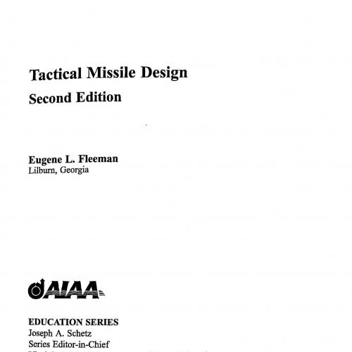 Tactical Missile Design, Second Edition