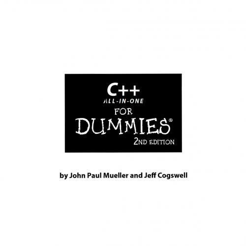 C All-In-One Desk Reference For Dummies, 2nd Edition