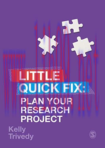 [AME]Plan Your Research Project: Little Quick Fix (Original PDF)