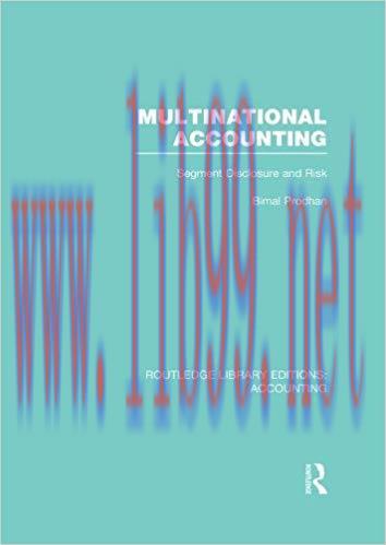 (PDF)Multinational Accounting (RLE Accounting): Segment Disclosure and Risk (Routledge Library ...