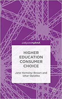 (PDF)Higher Education Consumer Choice 1st ed. 2016 Edition