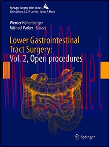 [AME]Lower Gastrointestinal Tract Surgery: Vol. 2, Open procedures (Original PDF)