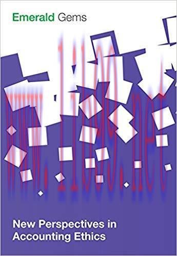 (PDF)New Perspectives in Accounting Ethics (Emerald Gems)