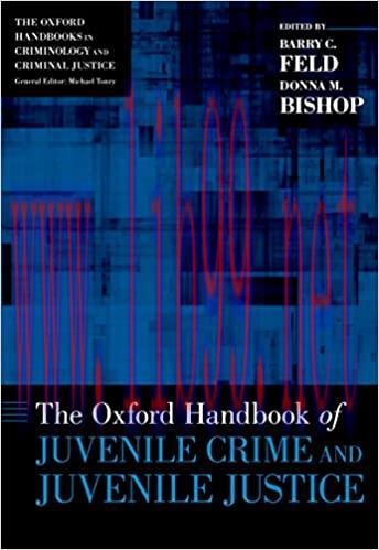 (PDF)The Oxford Handbook of Juvenile Crime and Juvenile Justice (Oxford Handbooks)