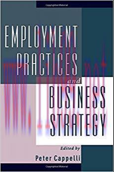 (PDF)Employment Practices and Business Strategy 1st Edition