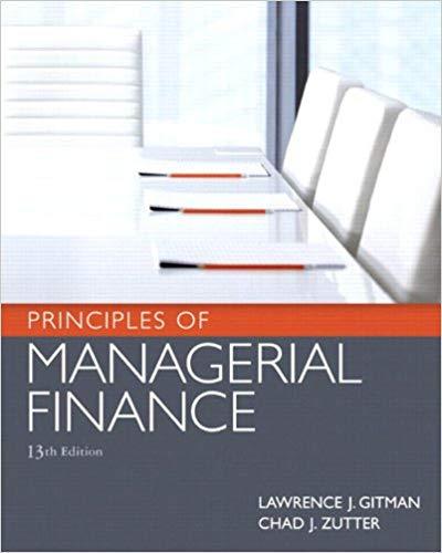(PDF)Principles of Managerial Finance 13th Edition