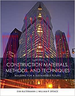 (PDF)Construction Materials, Methods and Techniques