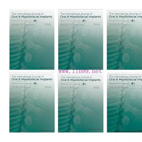 [AME]The International Journal of Oral & Maxillofacial Implants 2023 Full Archives (True PDF)