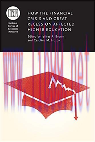 (PDF)How the Financial Crisis and Great Recession Affected Higher Education (National Bureau of...