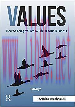 (PDF)Values: How to Bring Values to Life in Your Business (DoShorts) 1st Edition