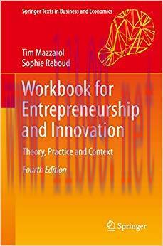 (PDF)Workbook for Entrepreneurship and Innovation: Theory, Practice and Context (Springer Texts...