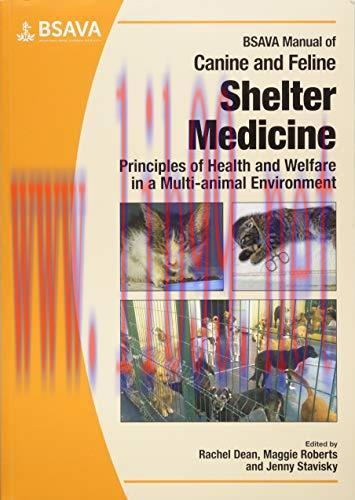 [AME]BSAVA Manual of Canine and Feline Shelter Medicine: Principles of Health and Welfare in a ...