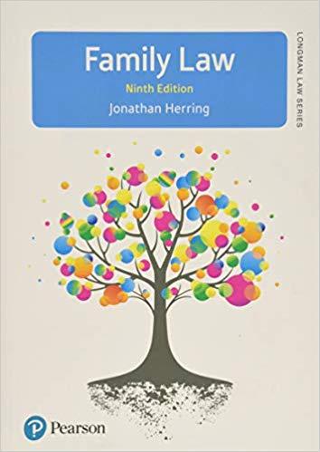 Family Law 9th Edition [Jonathan Herring]