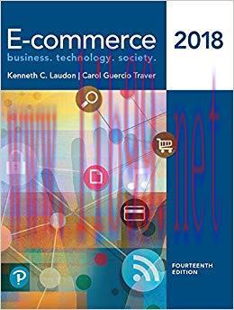 (PDF)E-Commerce 2018 14th Edition by Kenneth C. Laudon