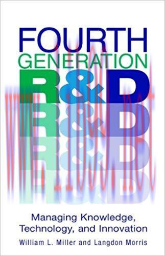 (PDF)Fourth Generation R&D: Managing Knowledge, Technology, and Innovation 1st Edition