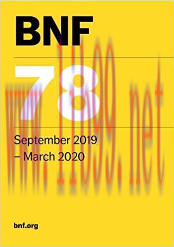 [AME]BNF 78 (British National Formulary) September 2019 78th Revised edition (Original PDF)