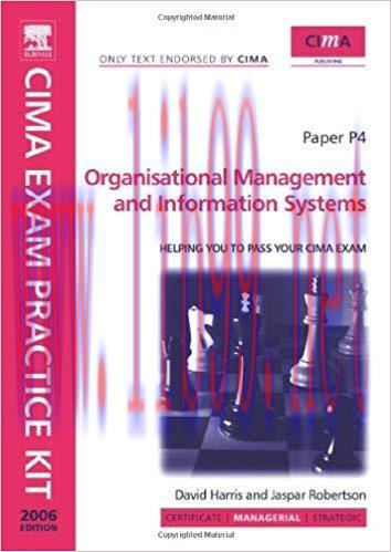 (PDF)CIMA Exam Practice Kit Organisational Management and Information Systems (ISSN)