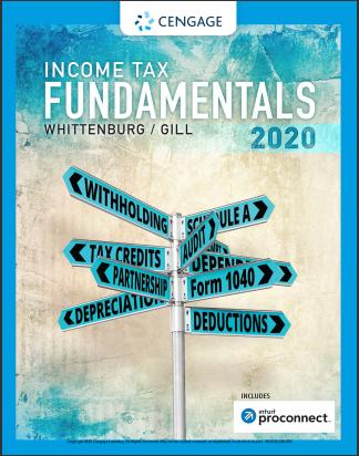 (SM)Income Tax Fundamentals 2020，38th Edition Gerald E. Whittenburg.zip