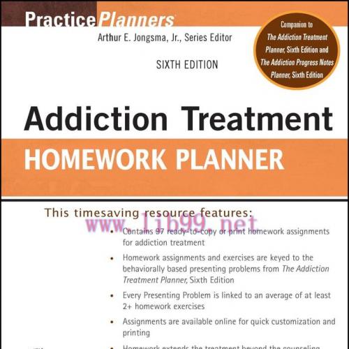 [AME]Addiction Treatment Homework Planner, 6th edition (Original PDF)