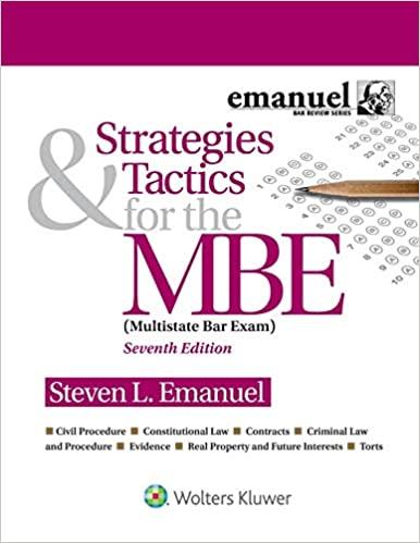 (PDF)Strategies & Tactics for the MBE (Bar Review)