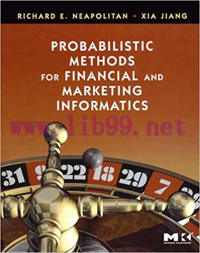 (PDF)Probabilistic Methods for Financial and Marketing Informatics 1st Edition