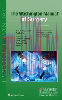 [AME]The Washington Manual of Surgery, 8th Edition (Original PDF)
