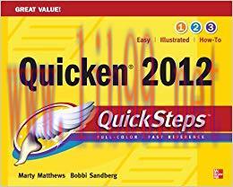 (PDF)Quicken 2012 QuickSteps 1st Edition