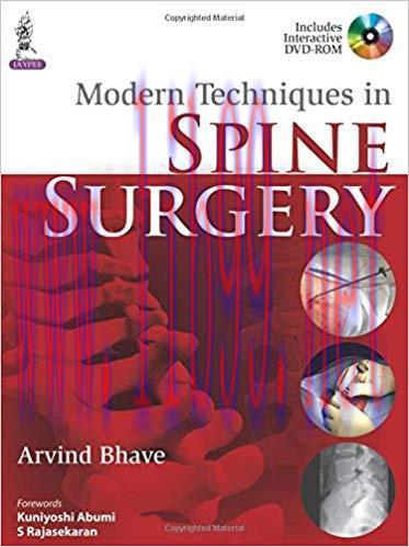 [PDF]Modern Techniques in Spine Surgery [Arvind Bhave]