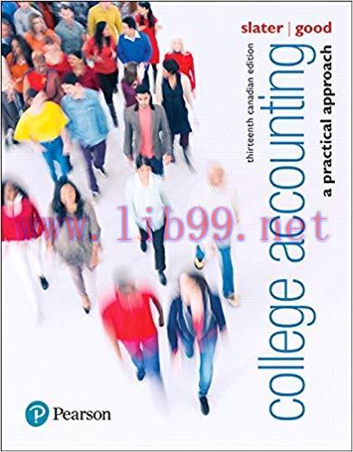 [EPUB]College Accounting: A Practical Approach, Thirteenth Canadian Edition