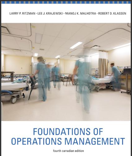 (Test Bankl)Foundations of Operations Management 4th Canadian Edition by Ritzman.zip