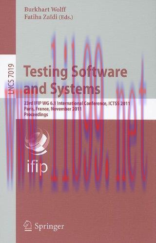[FOX-Ebook]Testing Software and Systems