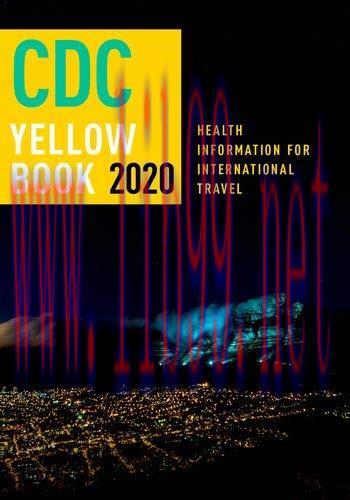 [AME]CDC Yellow Book 2020: Health Information for International Travel (PDF)