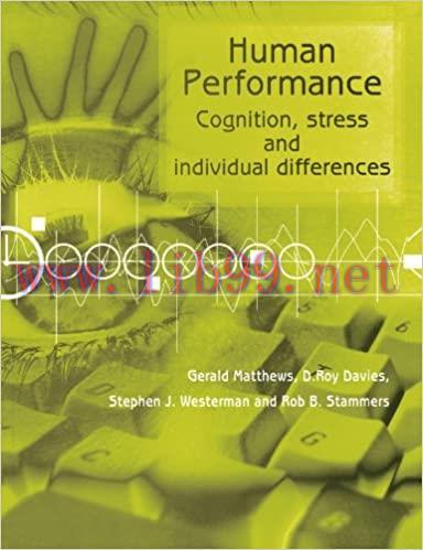(PDF)Human Performance: Cognition, Stress and Individual Differences