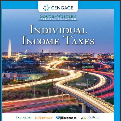 (SM)South-Western Federal Taxation 2020 Individual Income Taxes, 43rd Edition.zip