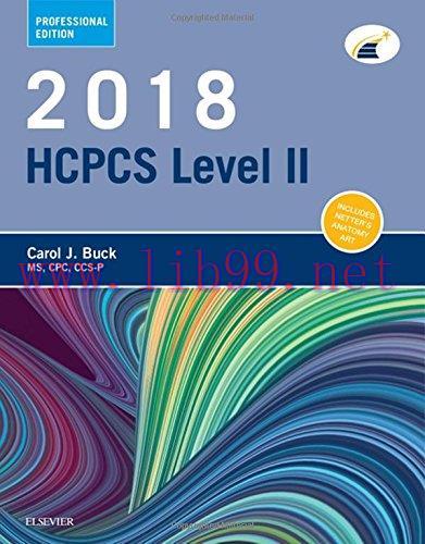 [AME]2018 HCPCS Level II Professional Edition, 1e (PDF)